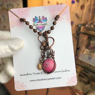 PINK CRAZY LACE AGATE - Gemstone Pendant