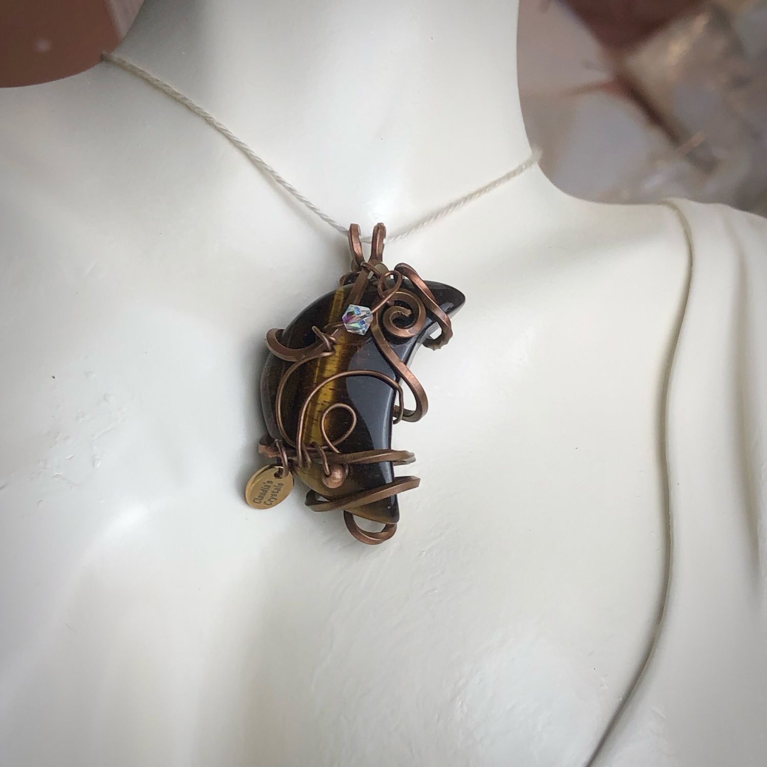 TIGERS EYE - Gemstone Pendant