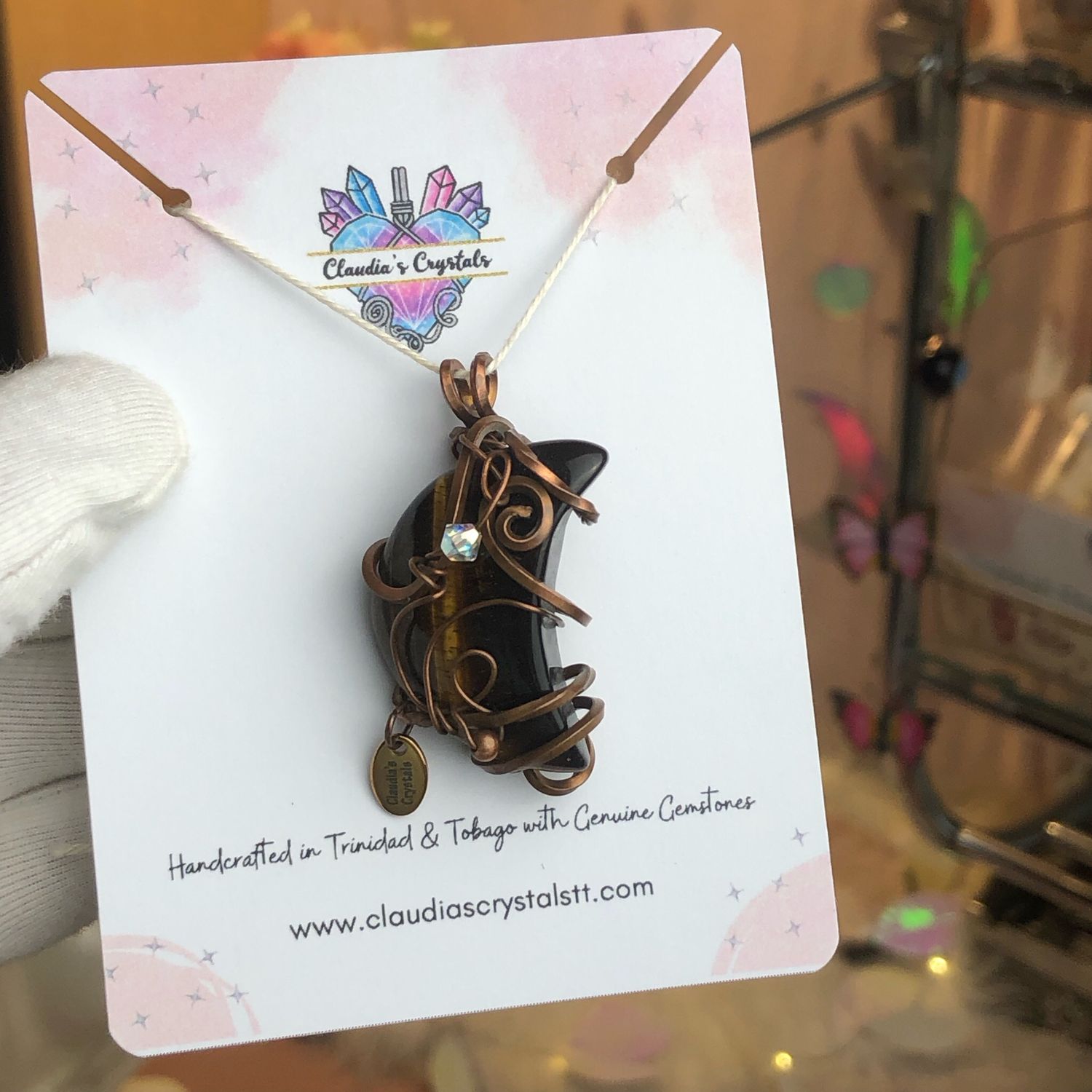 TIGERS EYE - Gemstone Pendant