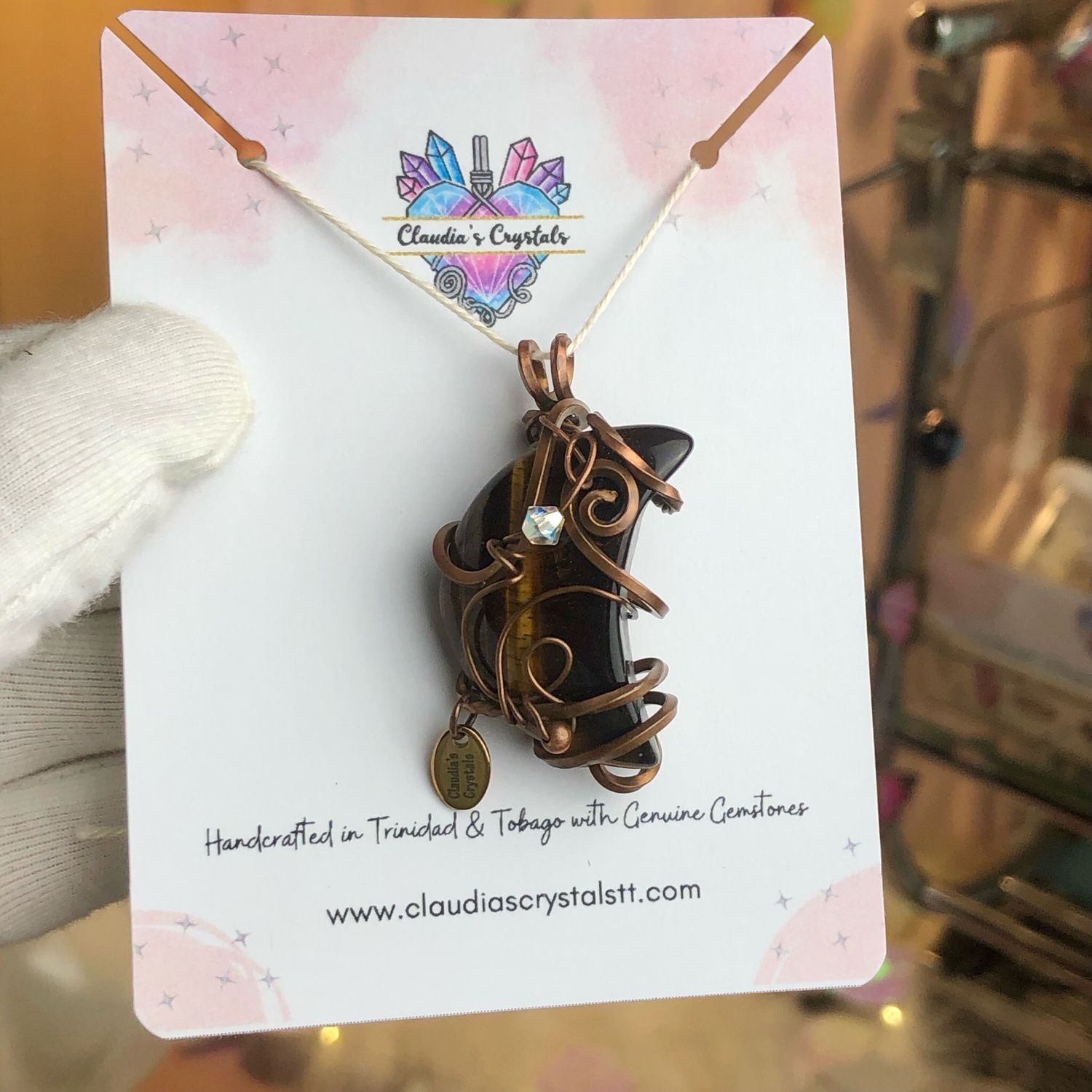 TIGERS EYE - Gemstone Pendant