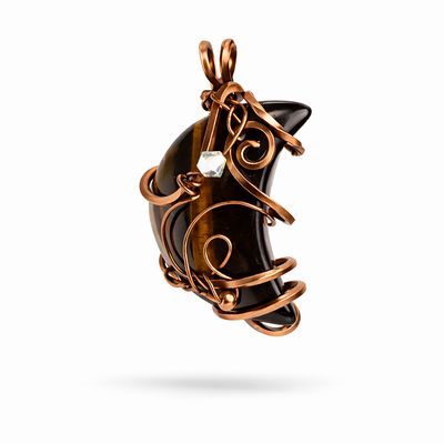 TIGERS EYE - Gemstone Pendant