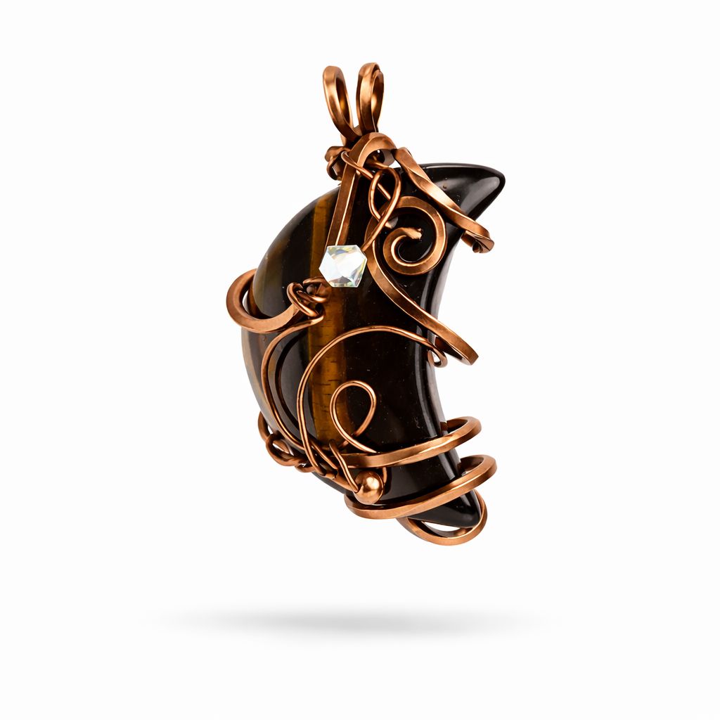 TIGERS EYE - Gemstone Pendant