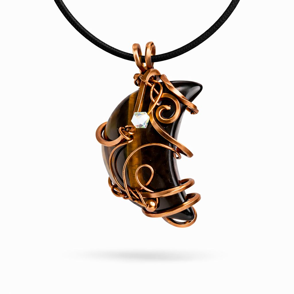 TIGERS EYE - Gemstone Pendant