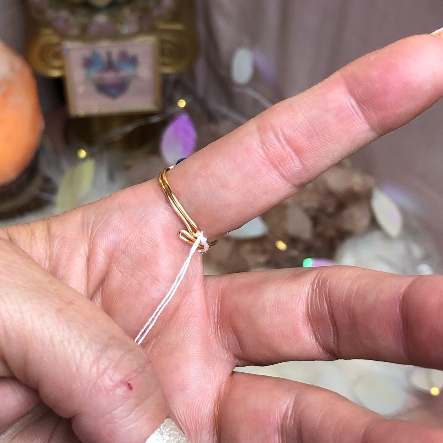 LAPIS LAZULI - Gemstone Adjustable Ring