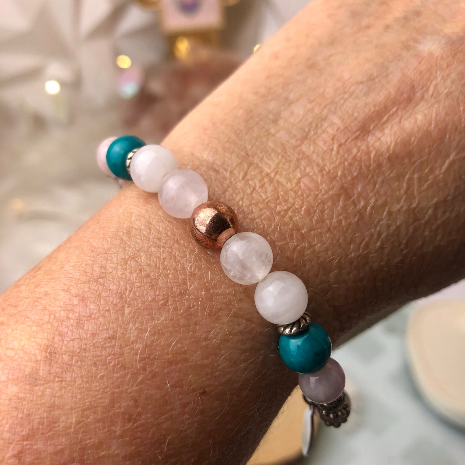MISCARRIAGE SUPPORT - Gemstone Stretch Bracelet