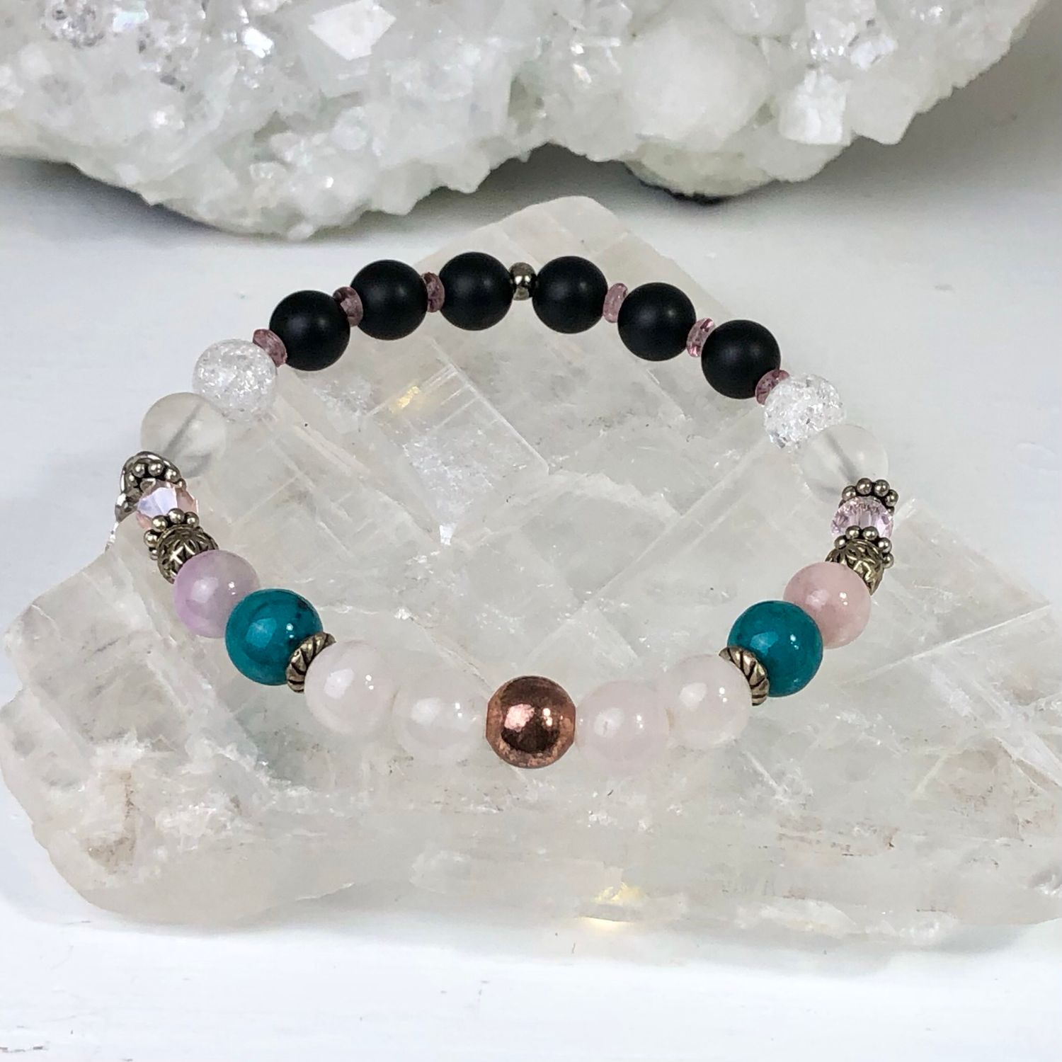 MISCARRIAGE SUPPORT - Gemstone Stretch Bracelet
