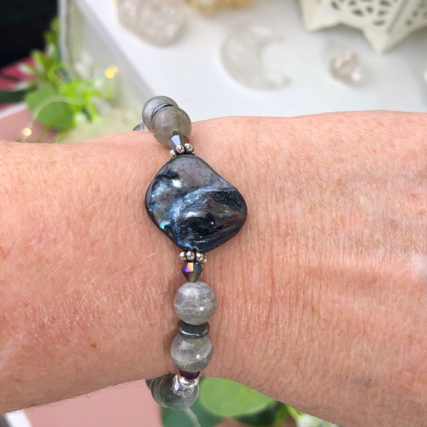 LABRADORITE - Adjustable Crystal Therapy Bracelet
