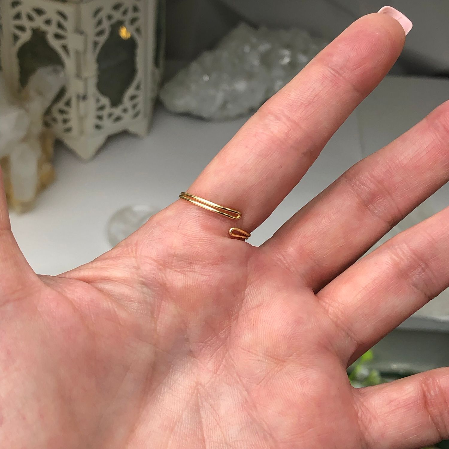 MOON PHASE - Adjustable Ring - Gold Plated