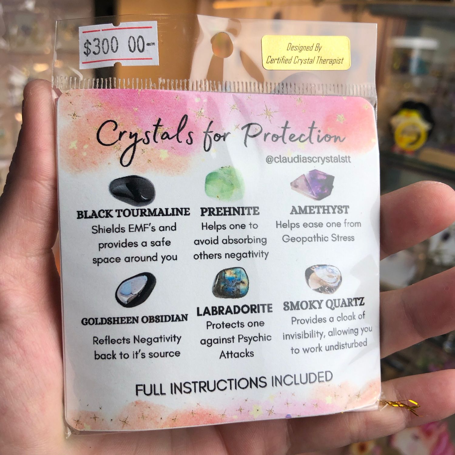 Crystals for Protection - Crystal Therapy Kit