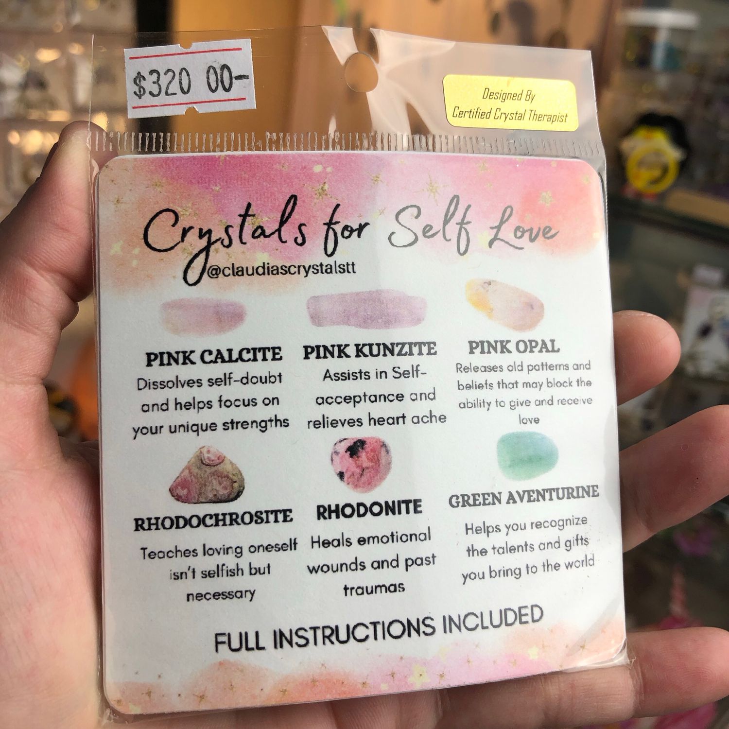 Crystals for Self Love - Crystal Therapy Kit