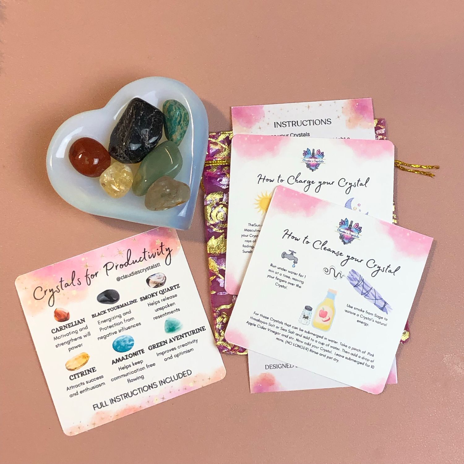 Crystals for Productivity - Crystal Therapy Kit