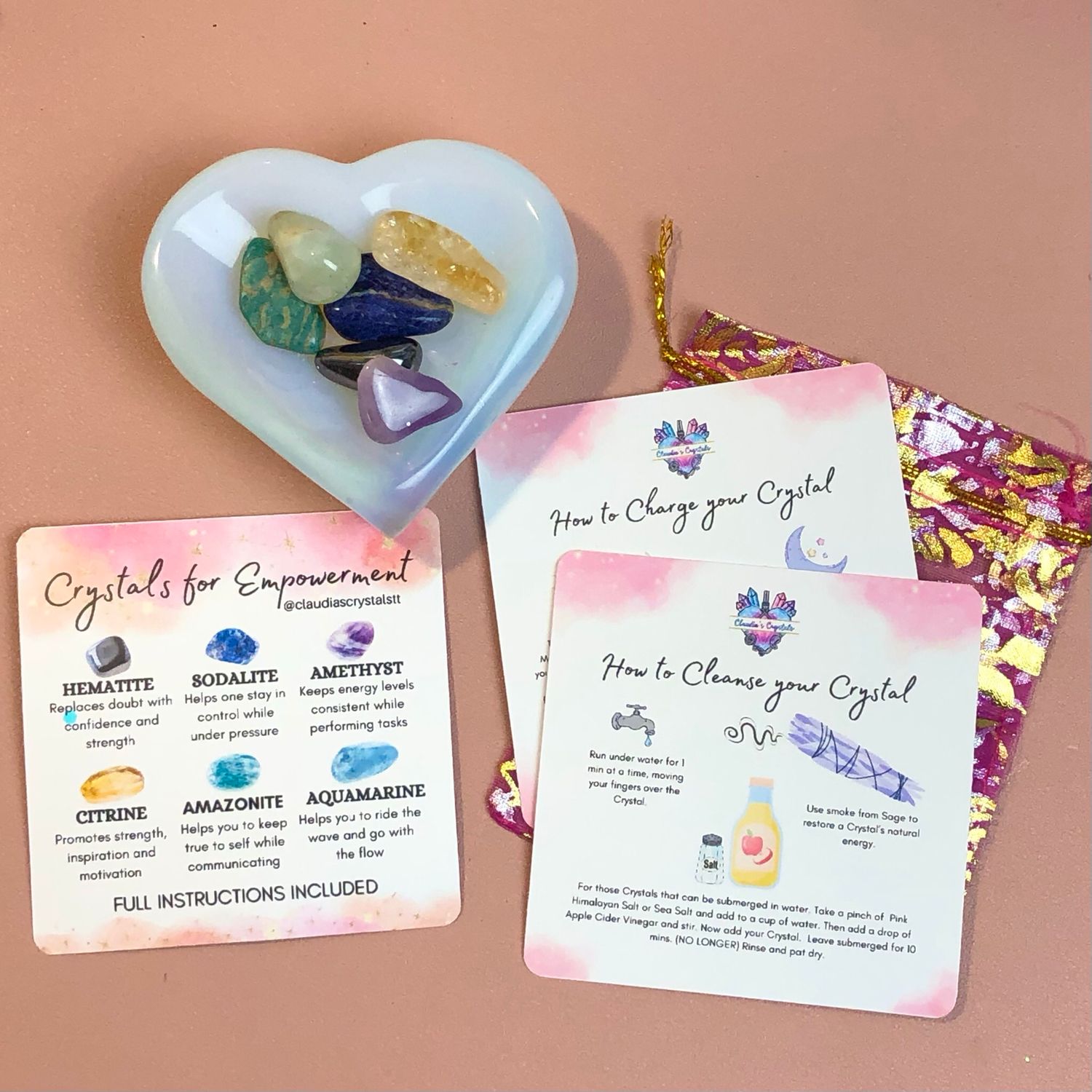 Crystals for Empowerment - Crystal Therapy Kit