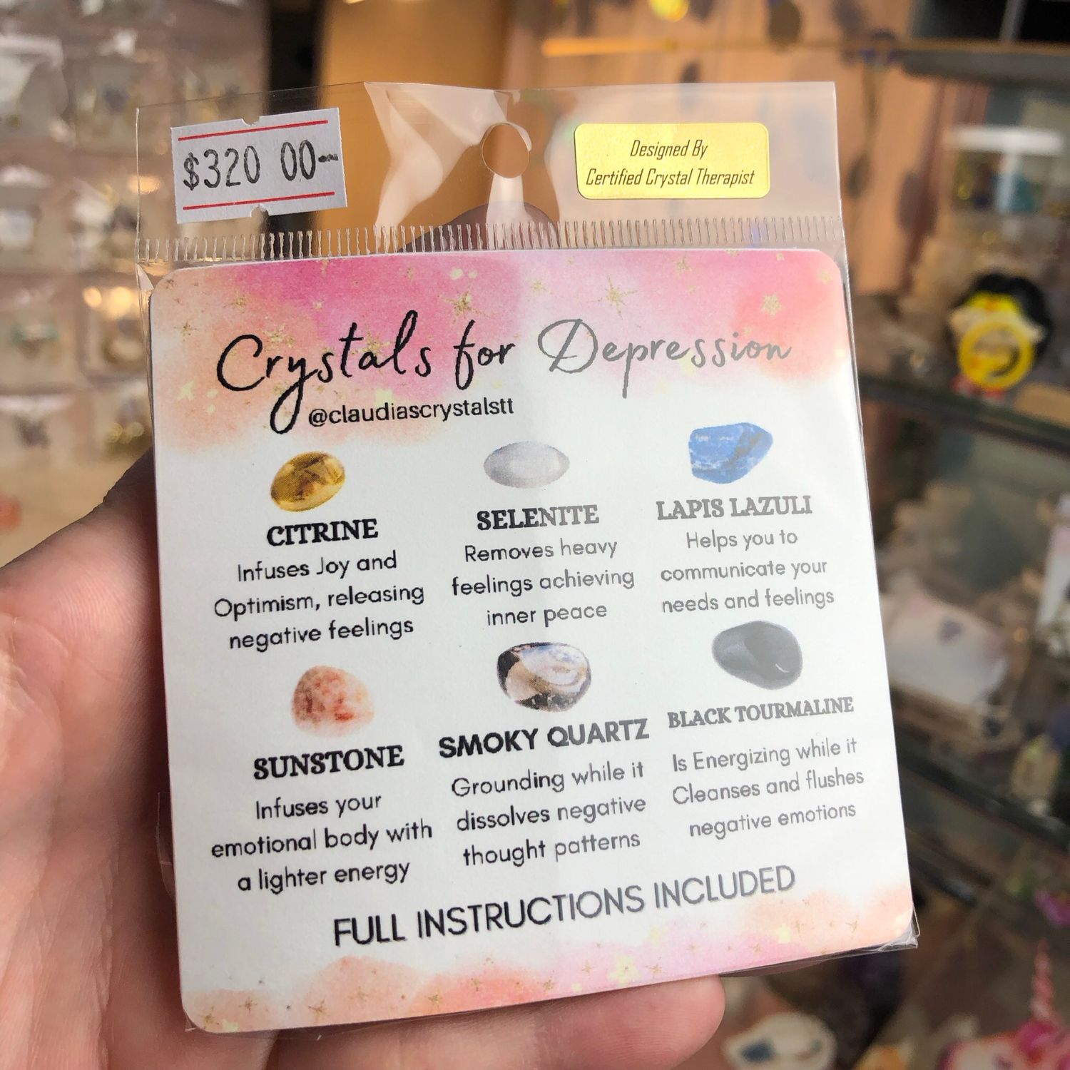 Crystals for Depression - Crystal Therapy Kit