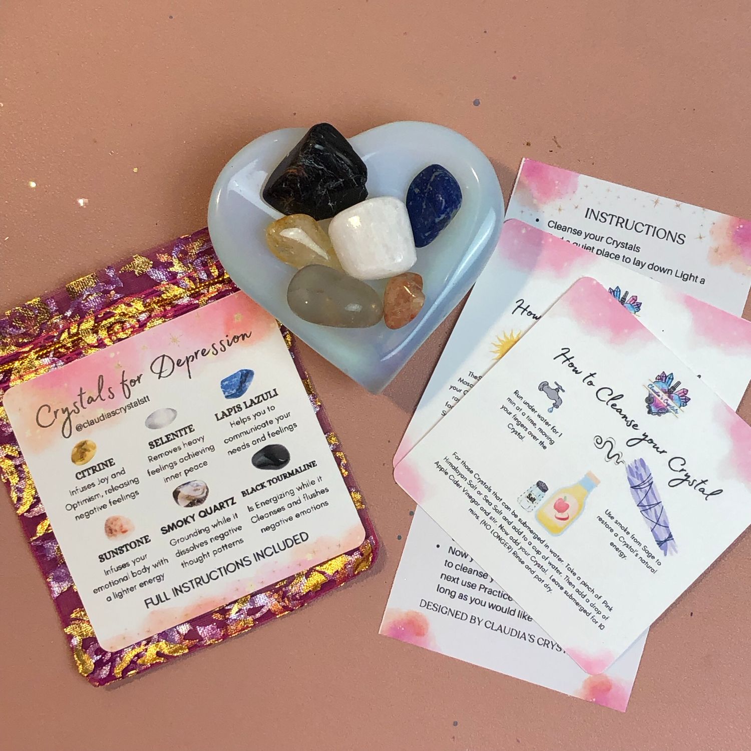 Crystals for Depression - Crystal Therapy Kit
