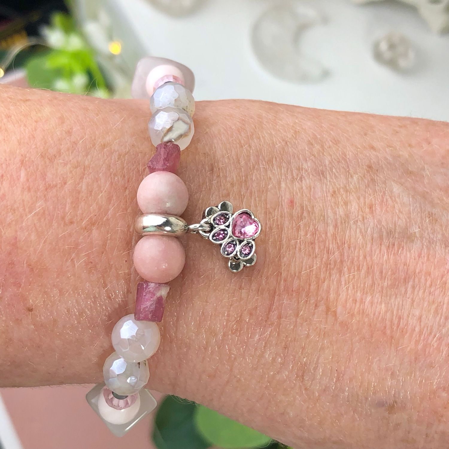 SELF LOVE - Crystal Therapy Bracelet – Stretch 7.5”