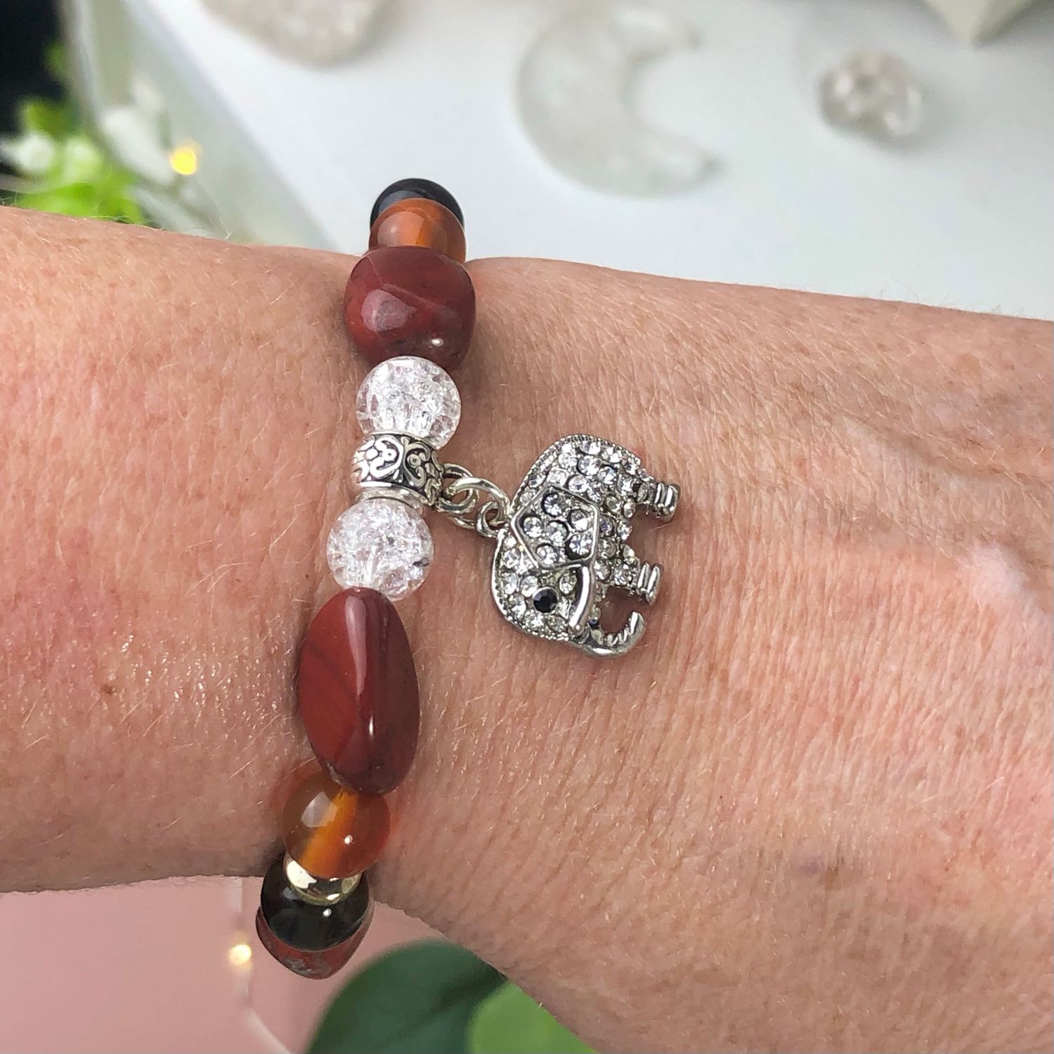 GROUNDING & HARMONY - Crystal Therapy Bracelet – Stretch 7.5” GROUNDING & HARMONY - Crystal Therapy Bracelet – Stretch 7.5”