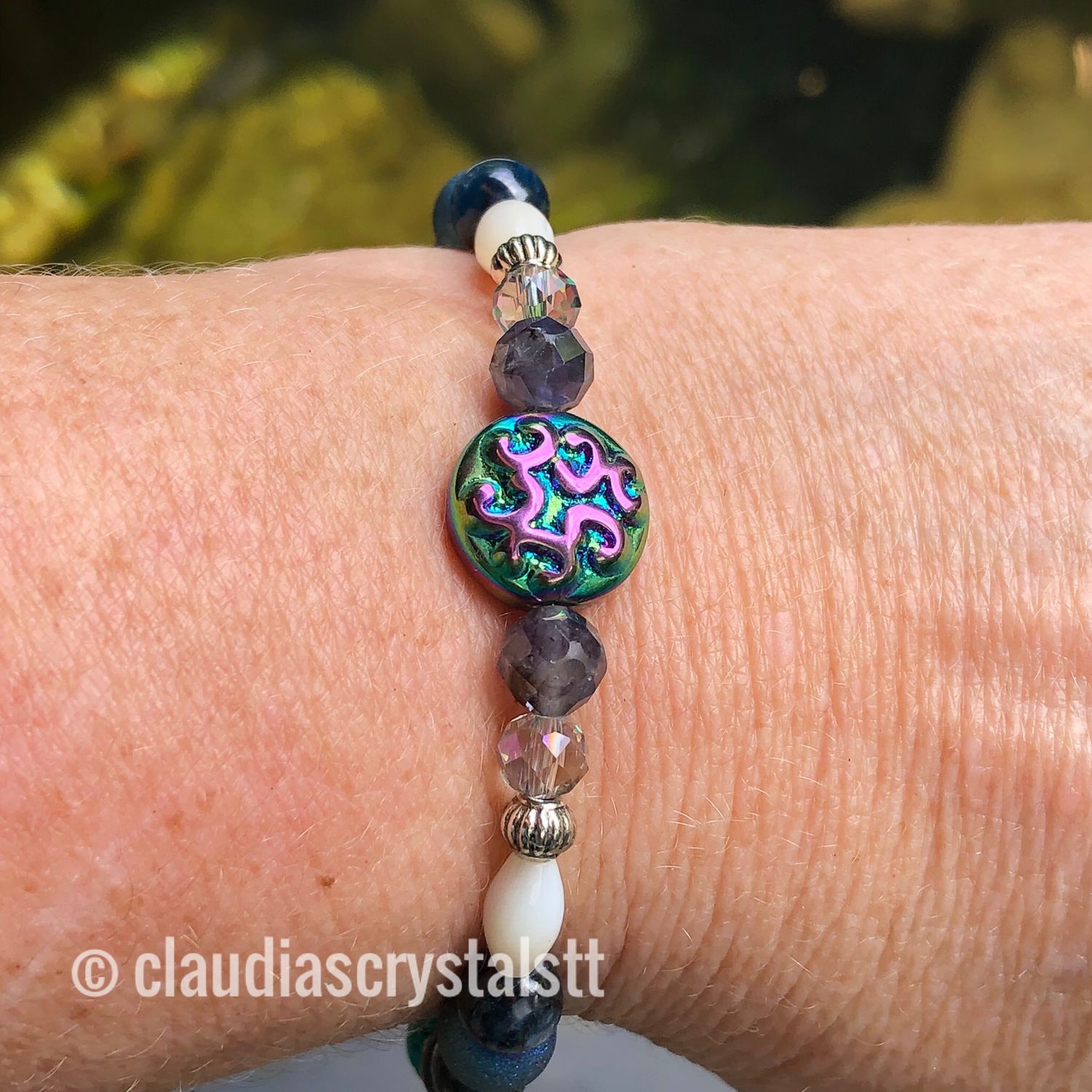 INTUITION &amp; TRANSFORMATION - Crystal Therapy Bracelet – Stretch 7.5”