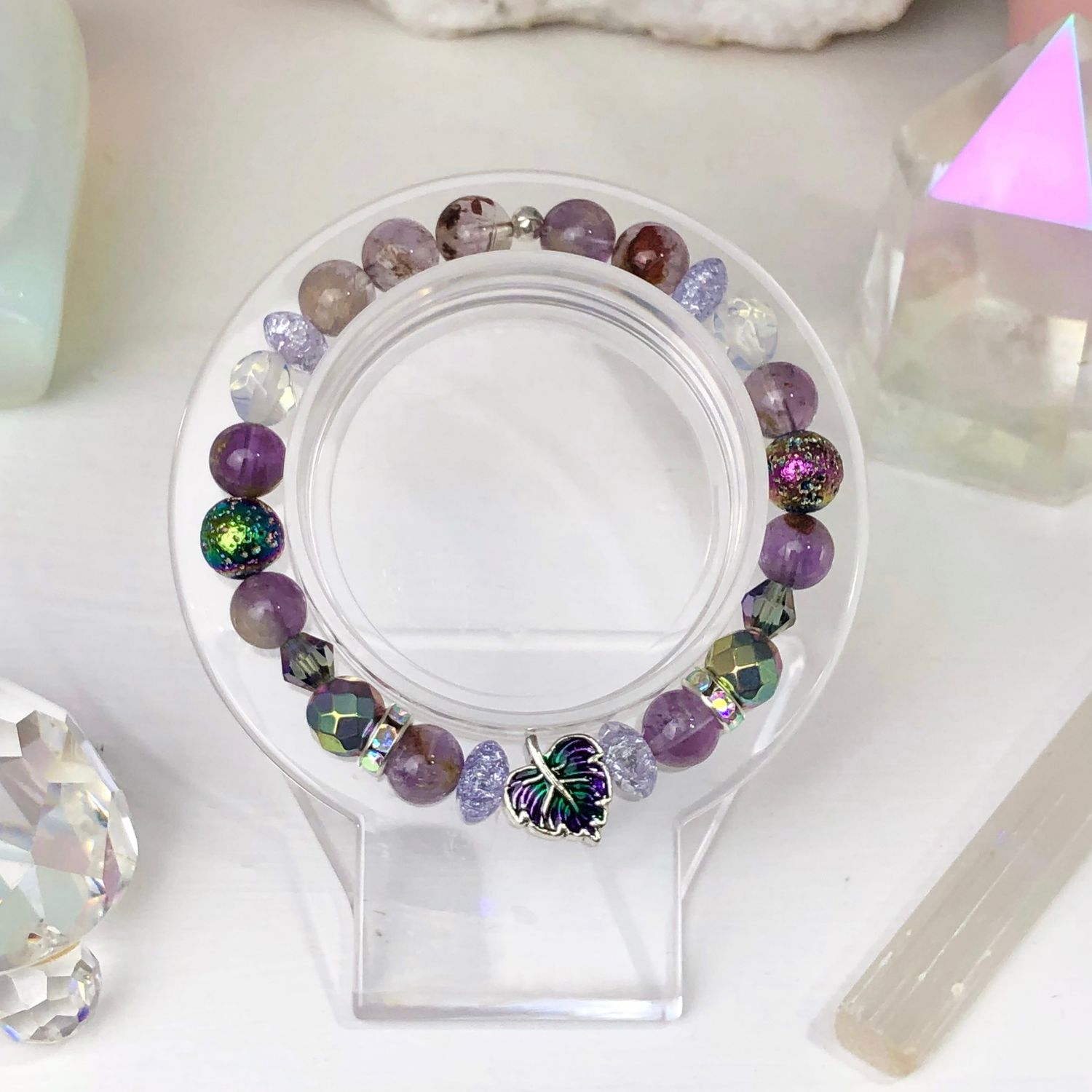 SUPER SEVEN MELODY - Crystal Therapy Bracelet - Stretch 7.5”