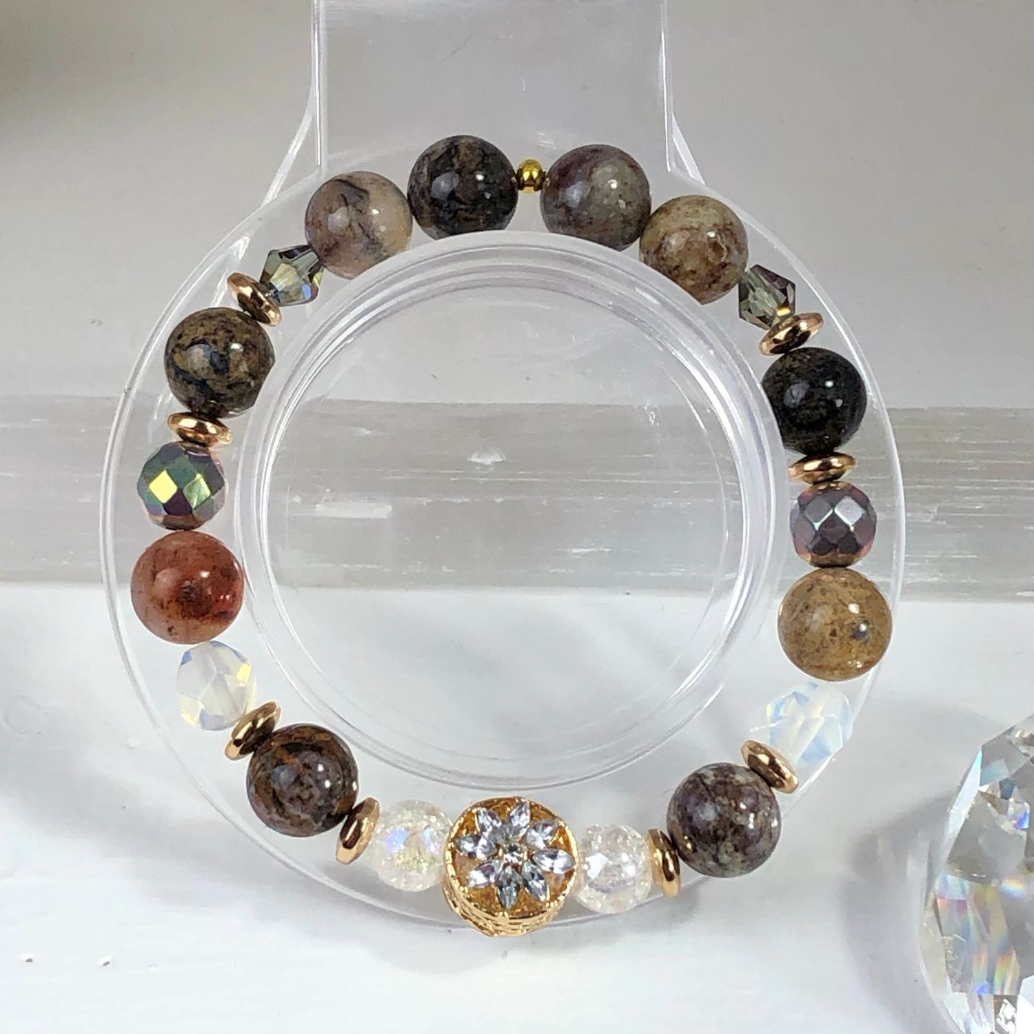PIETERSITE - Crystal Therapy Bracelet - Stretch 7.5”
