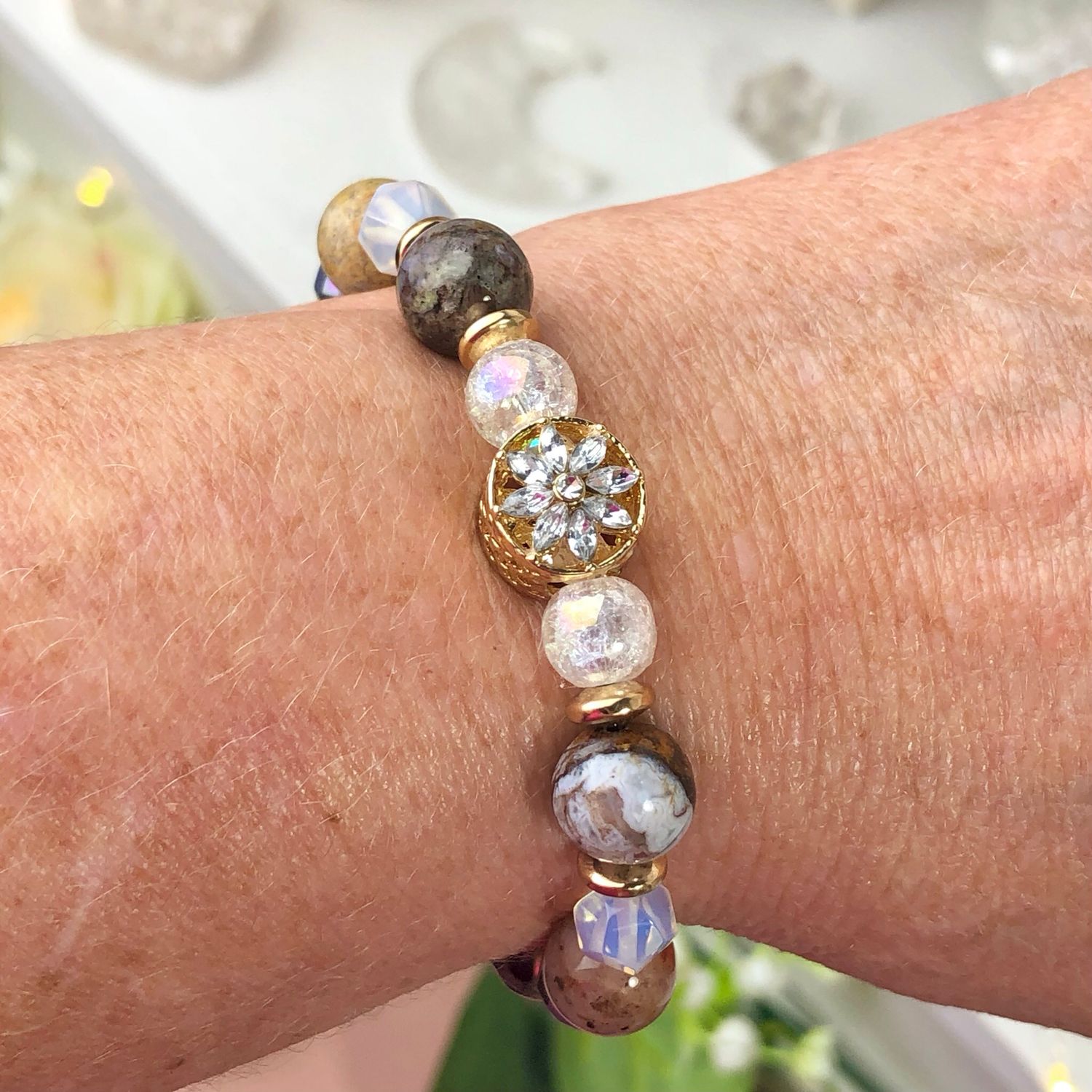 PIETERSITE - Crystal Therapy Bracelet - Stretch 7.5”