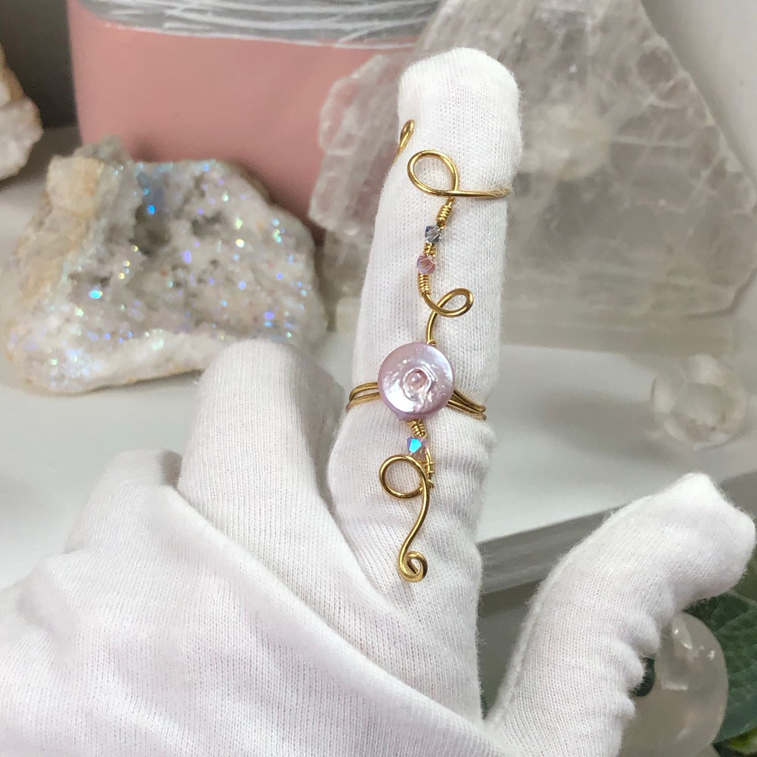 FRESH WATER PEARL - Adjustable Ring