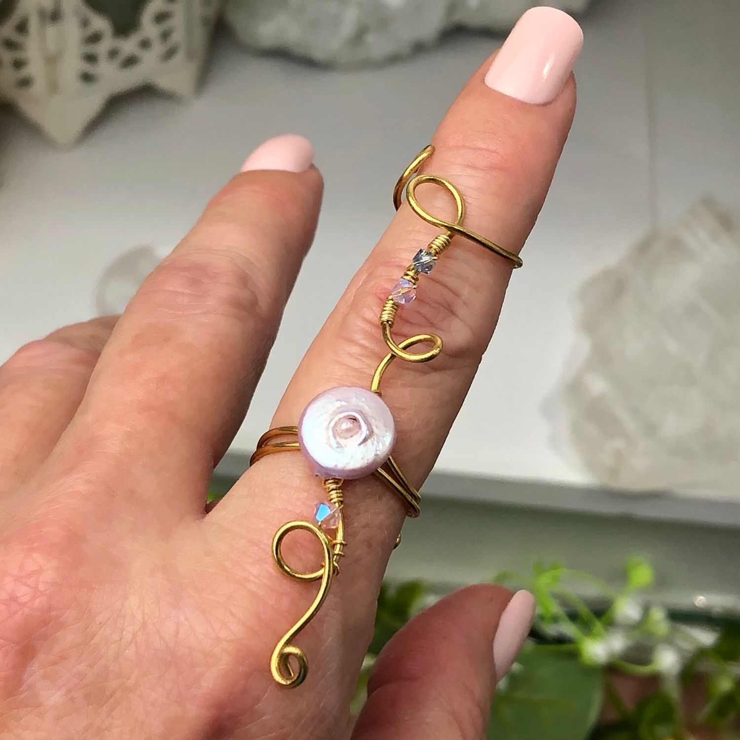 FRESH WATER PEARL - Adjustable Ring