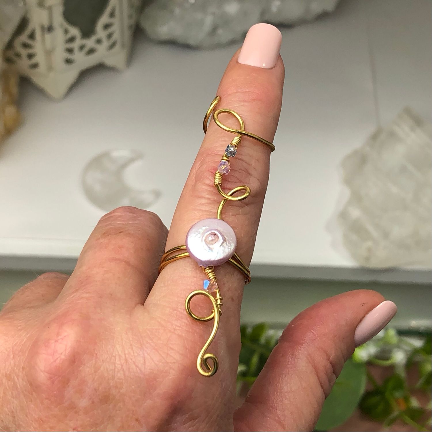 FRESH WATER PEARL - Adjustable Ring