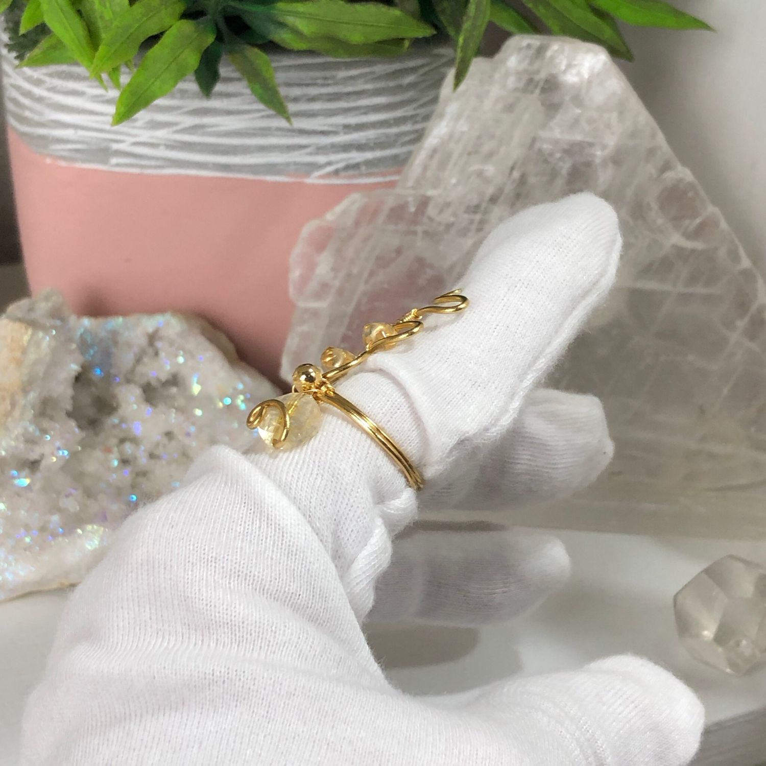 CITRINE - Adjustable Ring