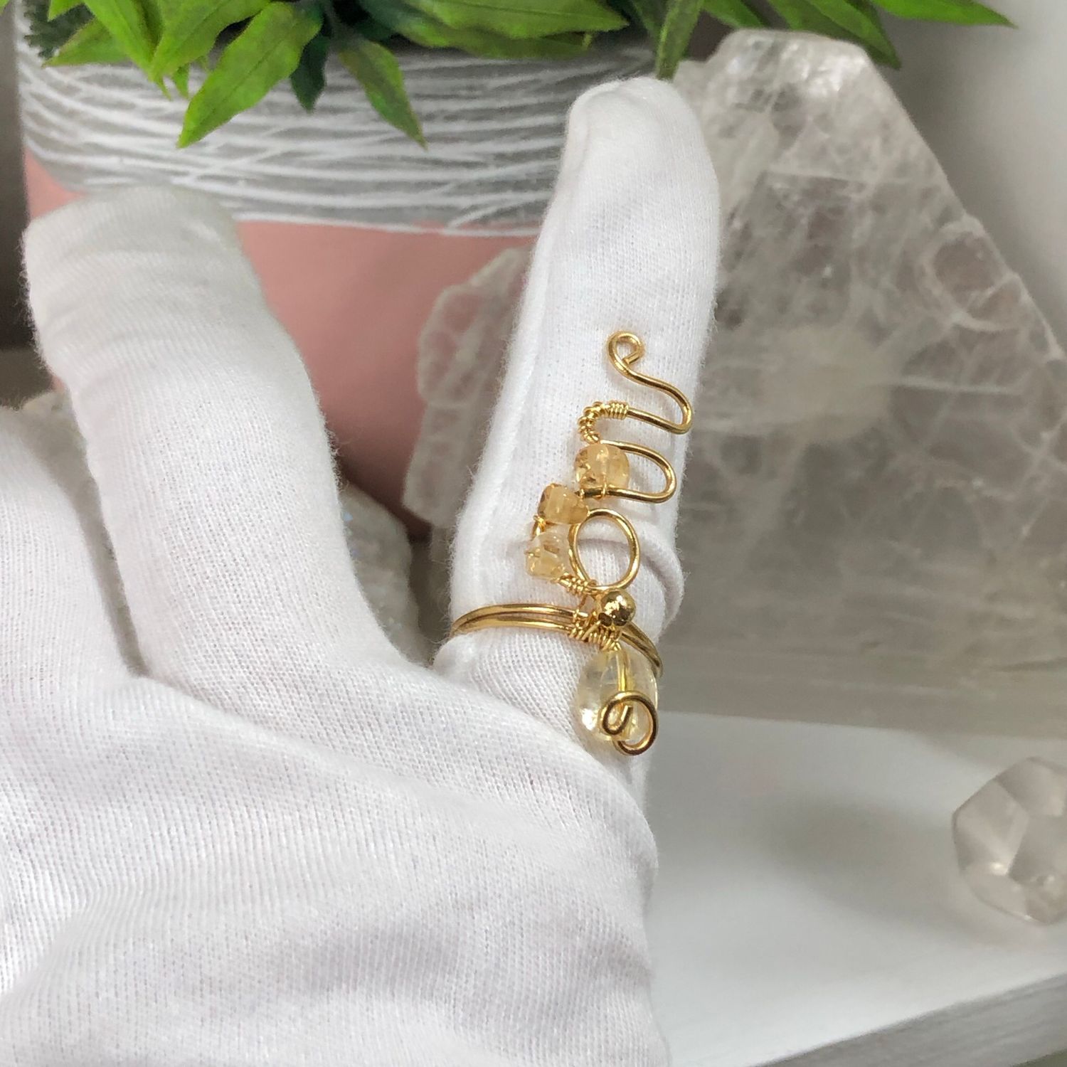 CITRINE - Adjustable Ring