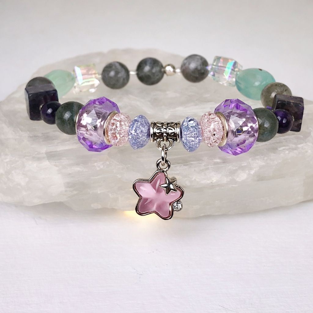 THIRD EYE ACTIVATOR - Crystal Therapy Bracelet - Stretch 7.5”