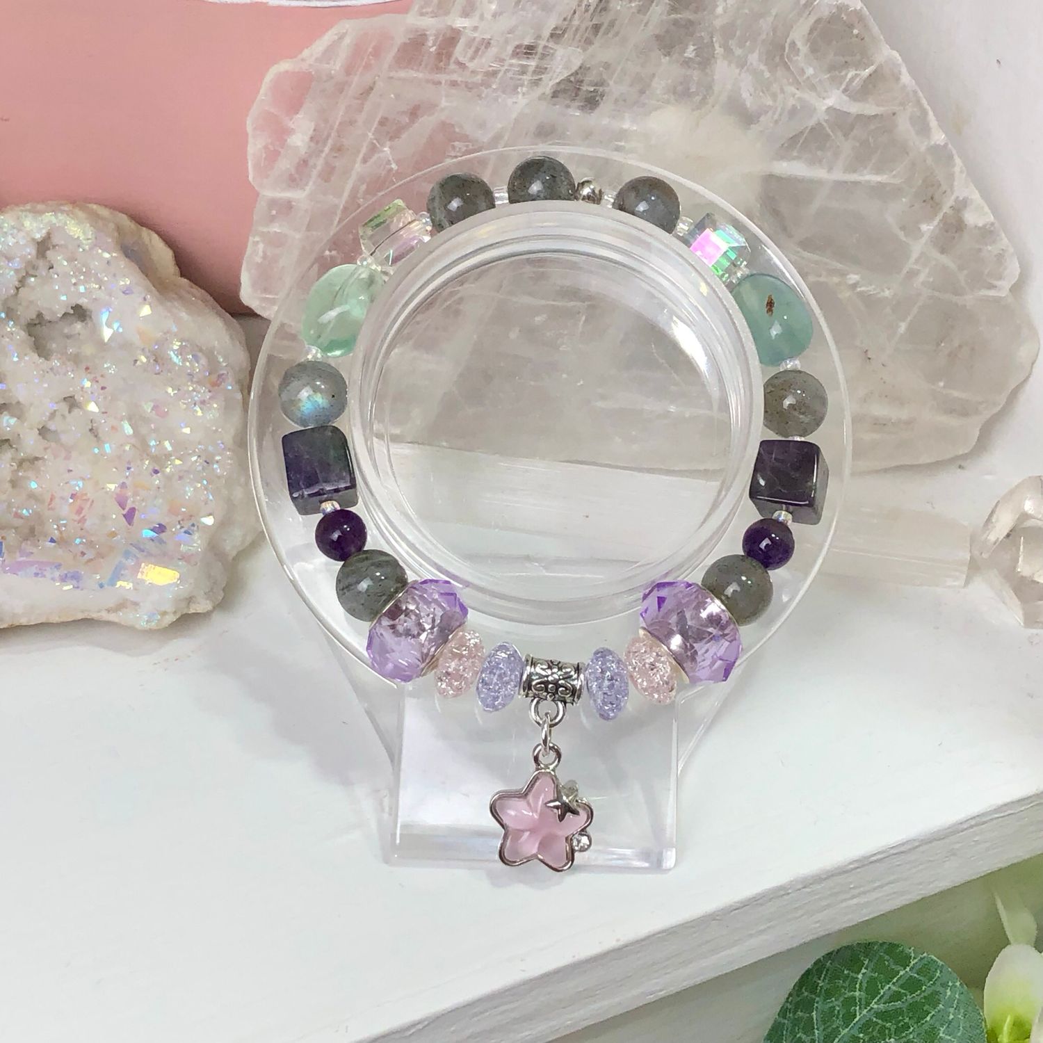 THIRD EYE ACTIVATOR - Crystal Therapy Bracelet - Stretch 7.5”