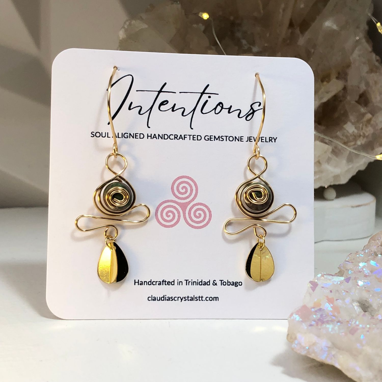 Kashgar Garnet Earrings - Goddess Collection