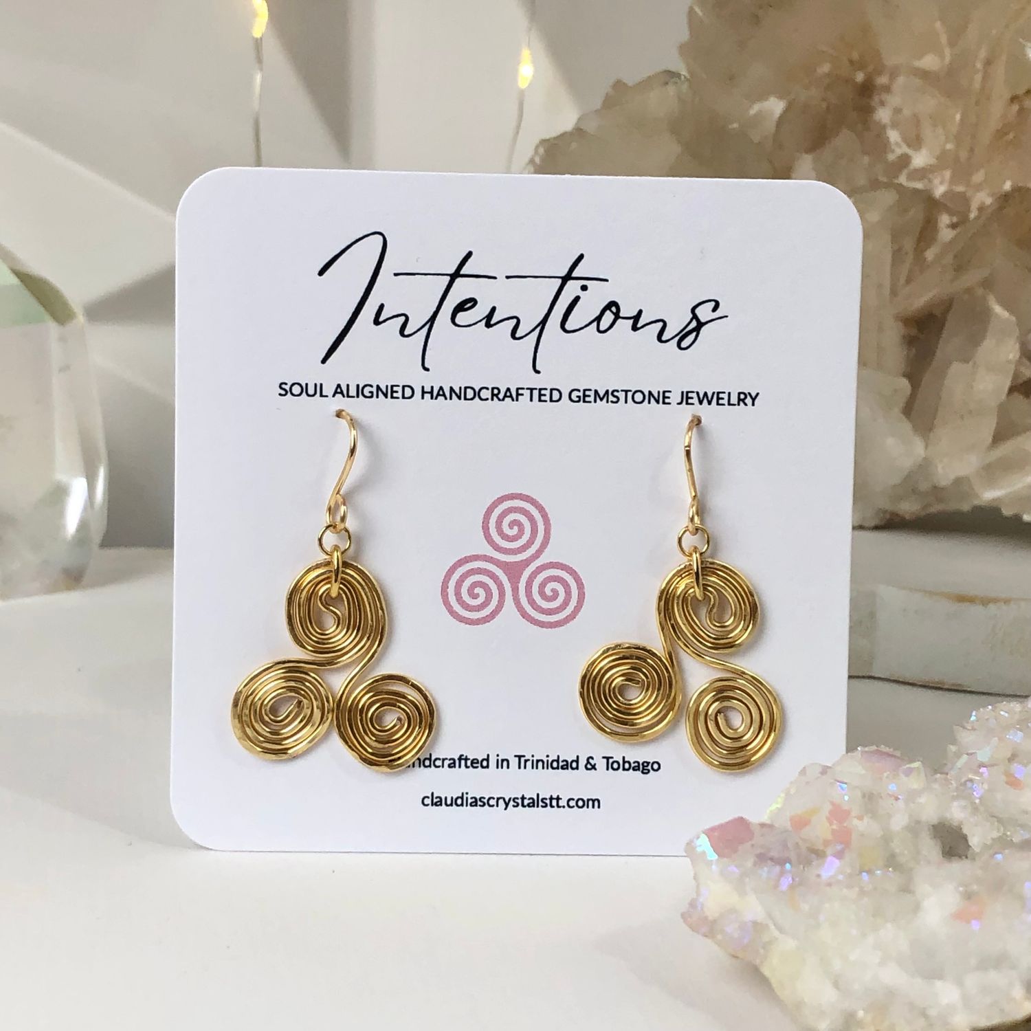 Triskell Earrings - Gold Plated