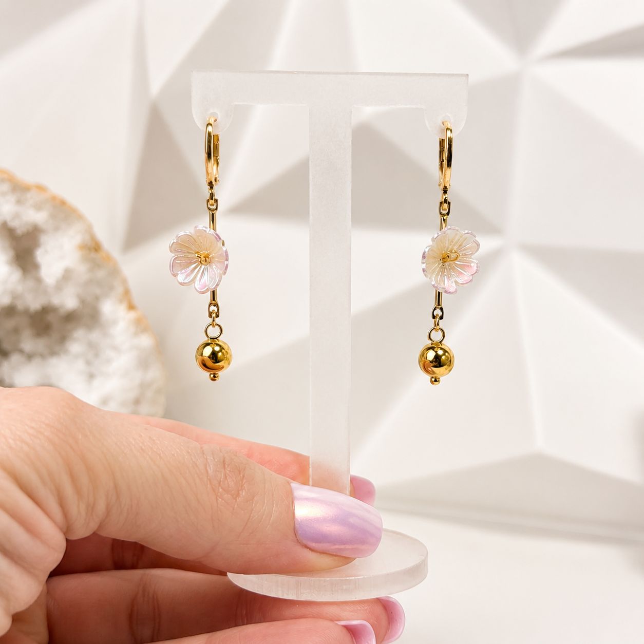 PEARLS | PEARLS | PEARLS - Crystal Therapy Bracelet &amp; Earring Set