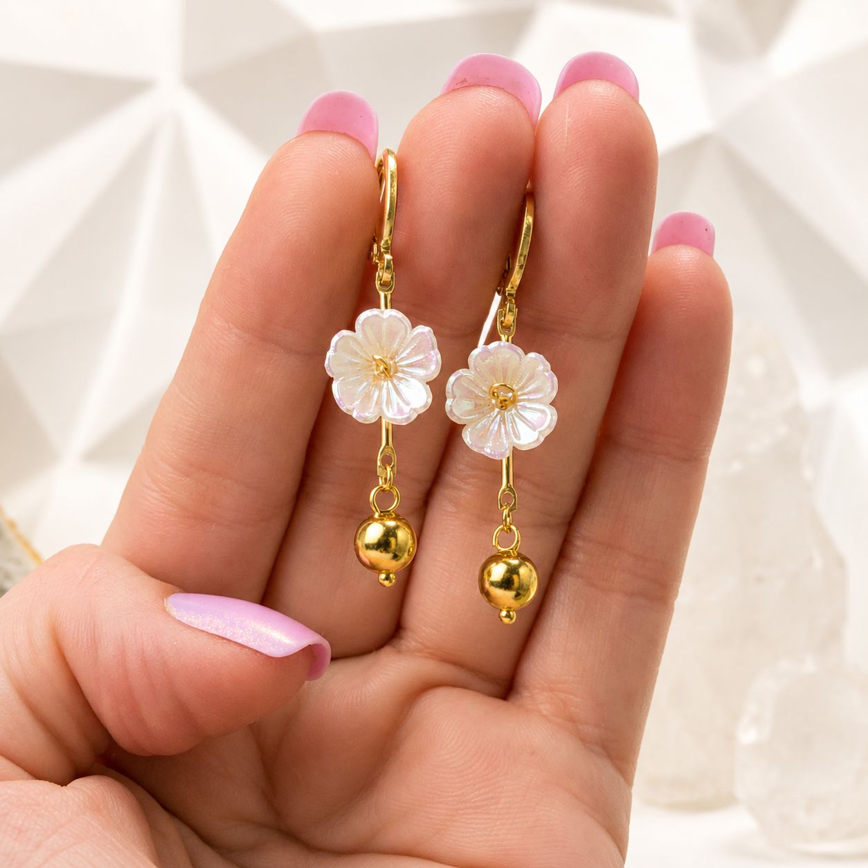 PEARLS | PEARLS | PEARLS - Crystal Therapy Bracelet &amp; Earring Set