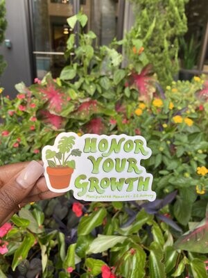 Honor Your Growth Sticker