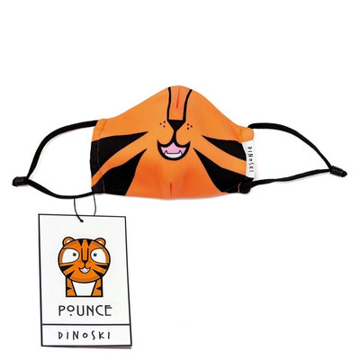 Pounce The Tiger Reusable Face Mask