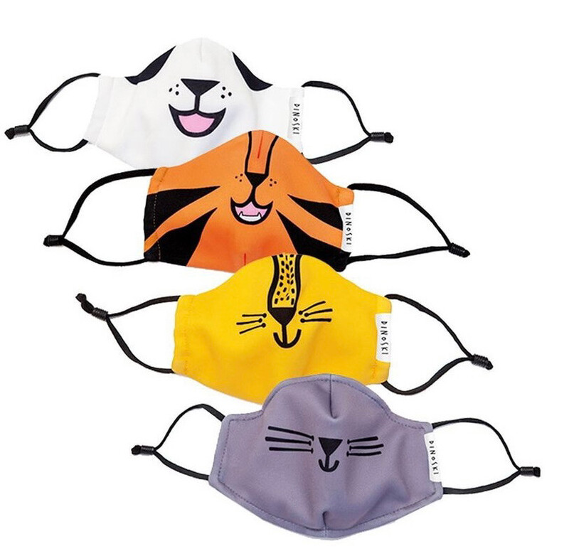 Reusable Kids Face Masks - Set of 4