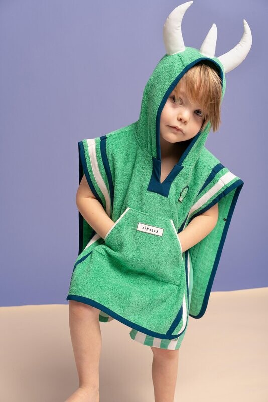 Spike the Dino  - Poncho Towel