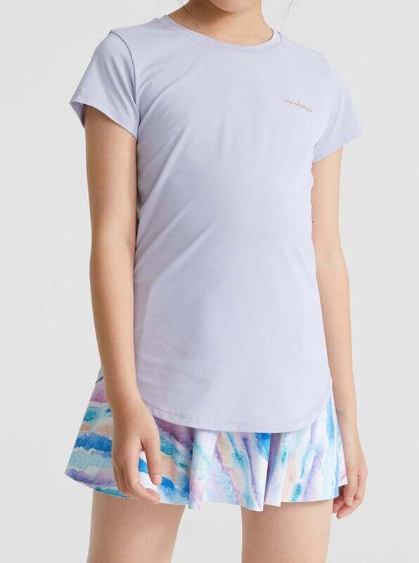 Girl's Lightweight Sports Tee - Navy Cosmos