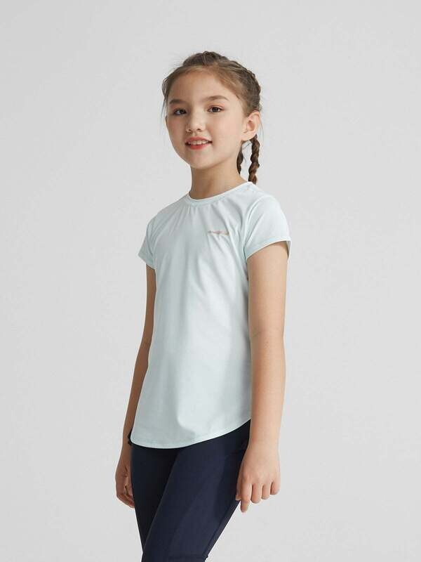 Girl&#39;s Lightweight Sports Tee - Blue Glass