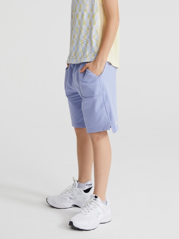 Tenerife Cotton Stretch Shorts - Purple