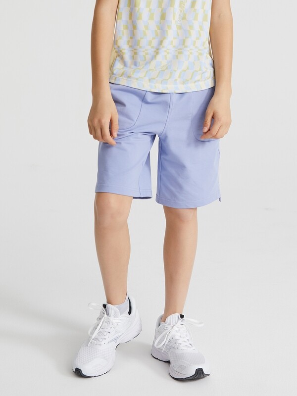 Tenerife Cotton Stretch Shorts - Purple