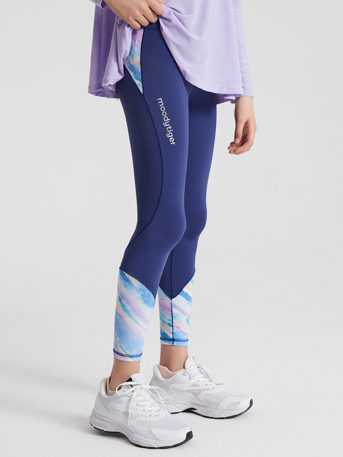 Breezy Cropped Leggings - Patriot Blue