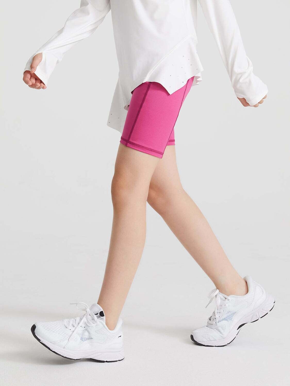 Biking Half Shorts - Cactus Flower