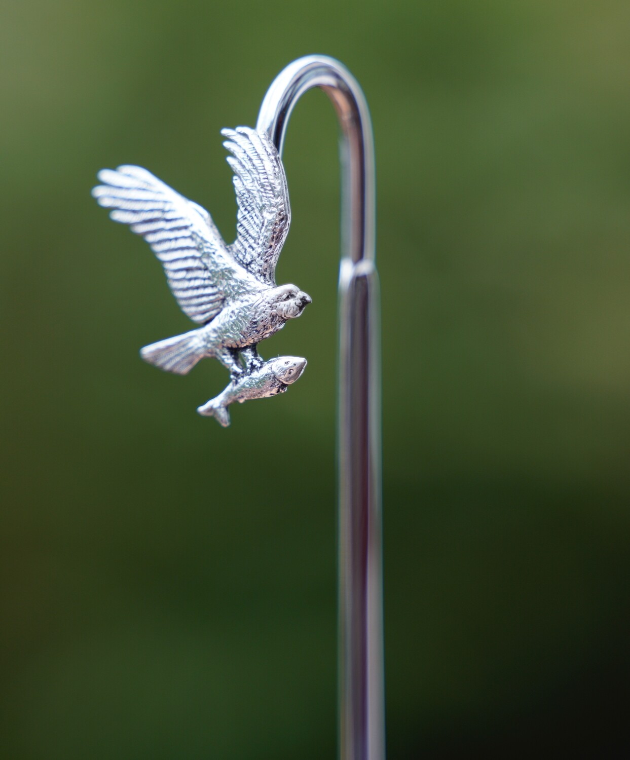 Pewter osprey bookmark
