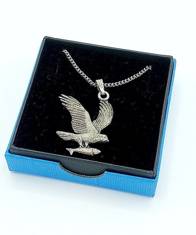 Pewter Osprey Necklace