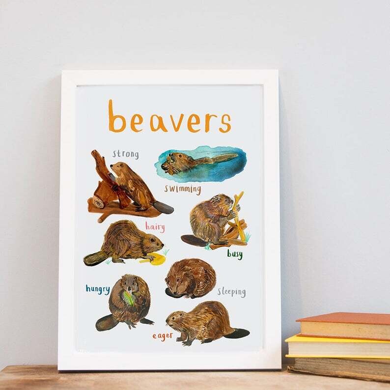 Sarah Edmonds- Beavers Print