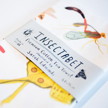 Sarah Edmonds-Insectabet Tea Towel