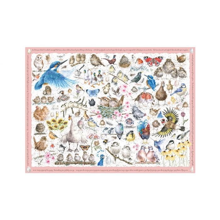 Wrendale &#39;Garden Birds&#39; Jigsaw Puzzle